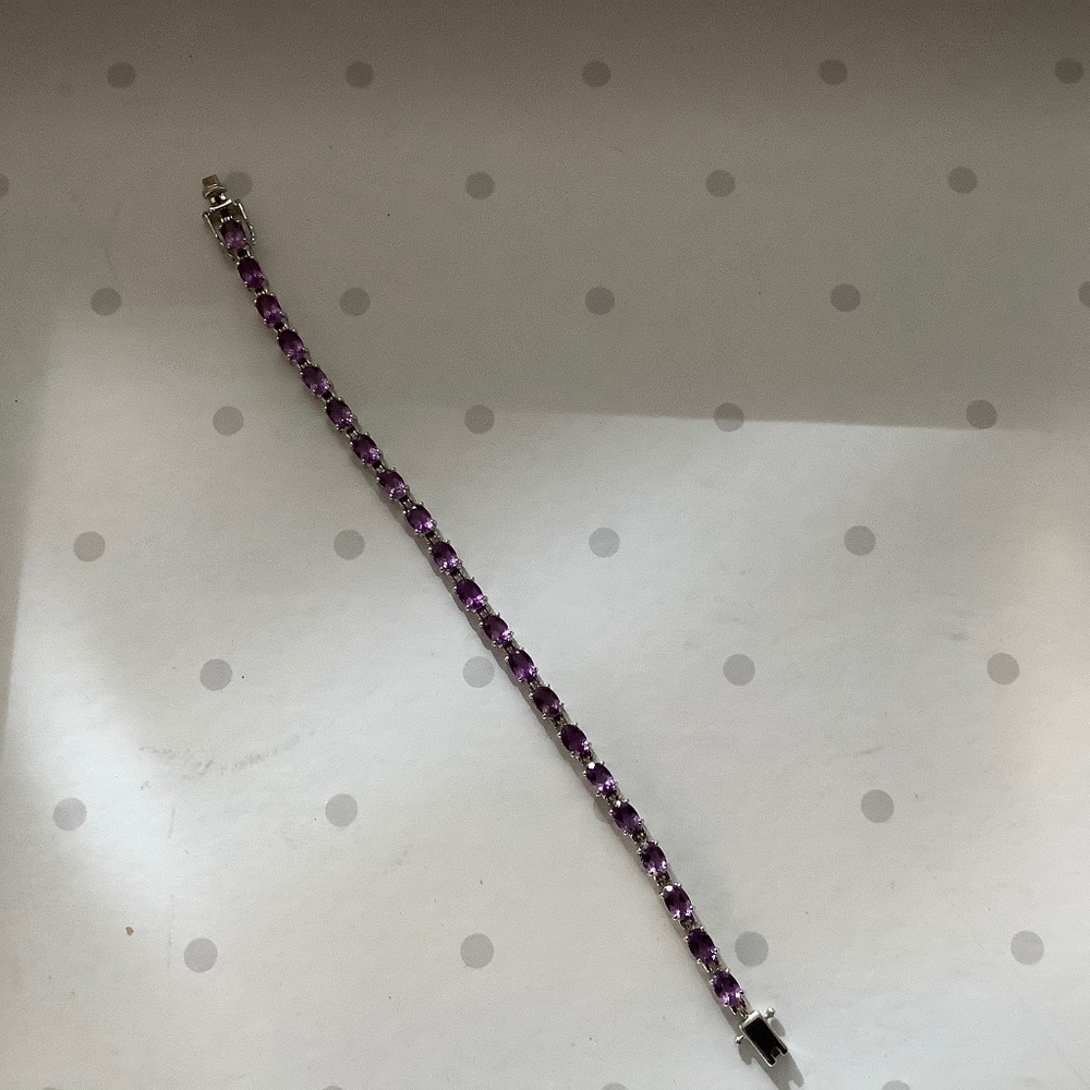 Amethyst bracelet